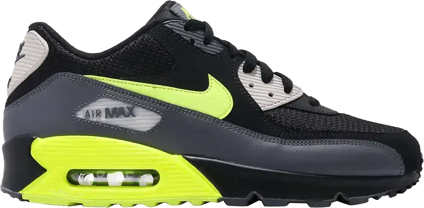  Nike Air Max 90 Dark Grey Black Volt