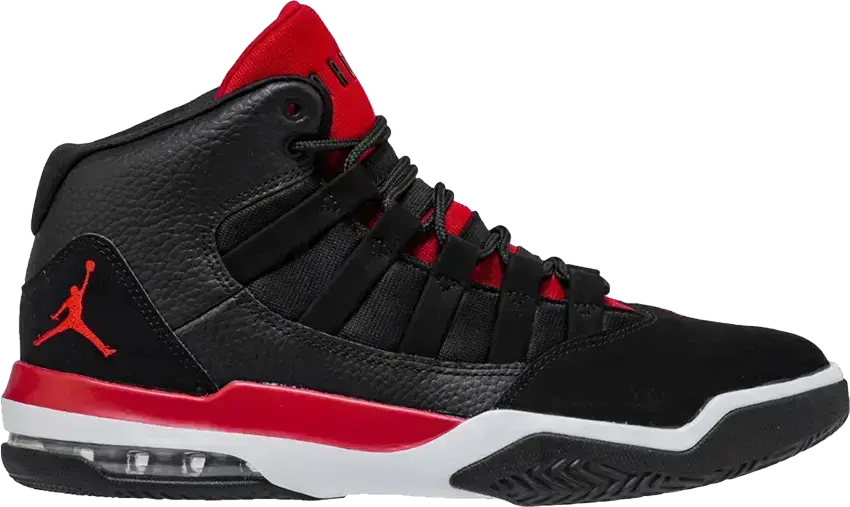  Jordan Max Aura Black Gym Red White