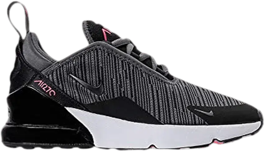  Nike Air Max 270 Dark Grey Black Hot Punch (PS)
