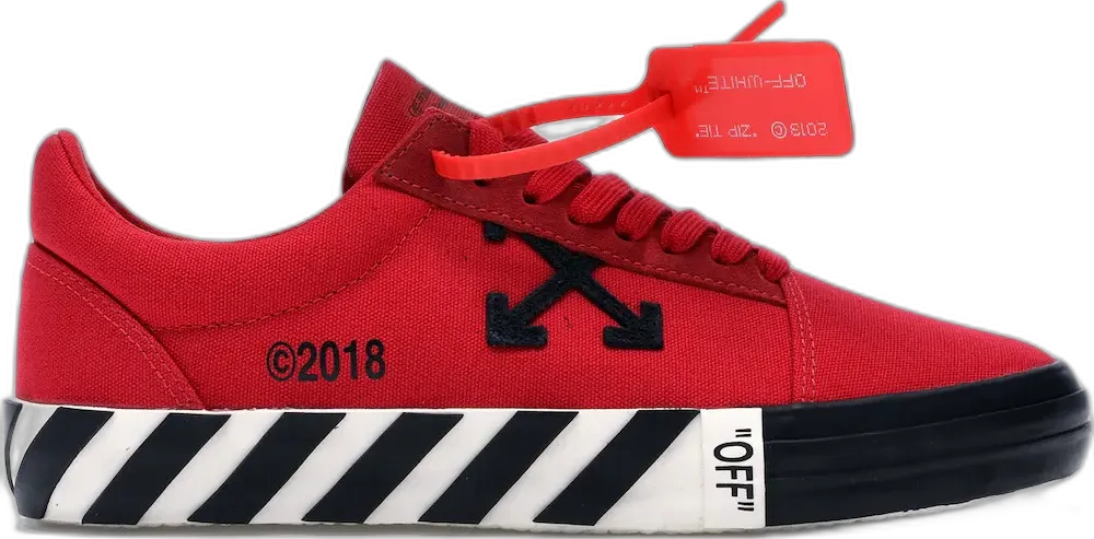  Off-White OFF-WHITE Vulc Low Red
