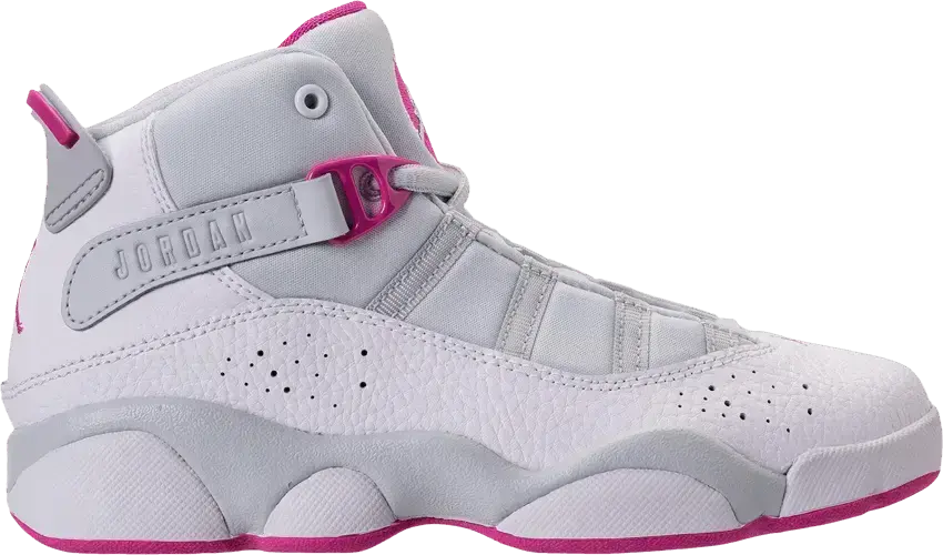  Jordan 6 Rings Pure Platinum Fuchsia Blast (PS)