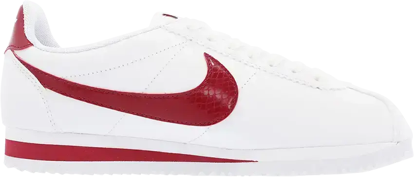  Nike Classic Cortez White Red Crush (Women&#039;s)