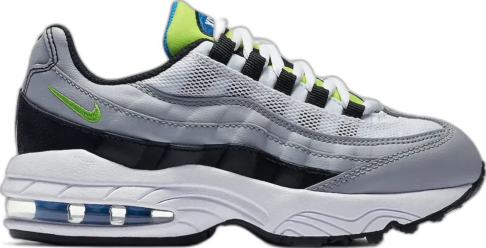  Nike Air Max 95 Wolf Grey Cyber Photo Blue (PS)