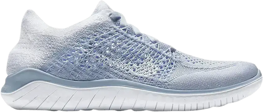  Nike Free RN Flyknit 2018 Hydrogen Blue (Women&#039;s)