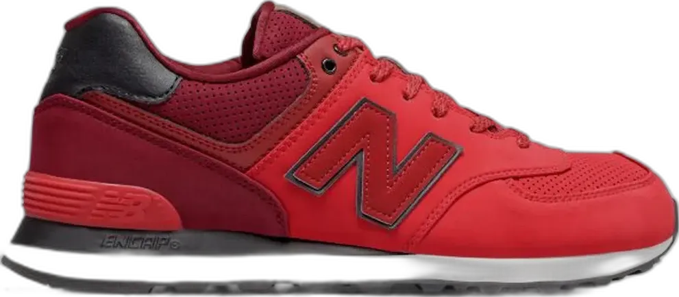  New Balance 574 Chinese Red Mercury