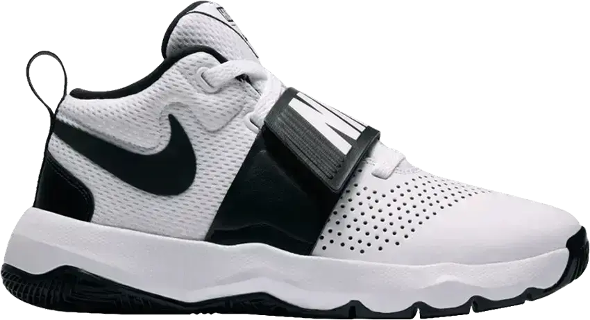 Nike Team Hustle D 8 White Black (GS)