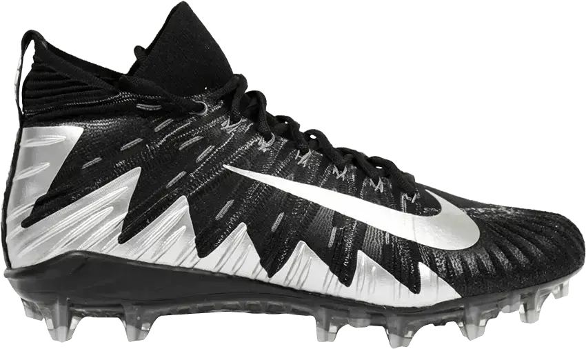  Nike Alpha Menace Elite Black Metallic Silver