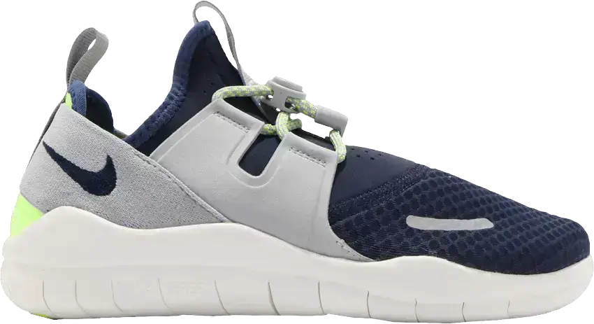  Nike Free RN CMTR 2018 Navy Grey (GS)