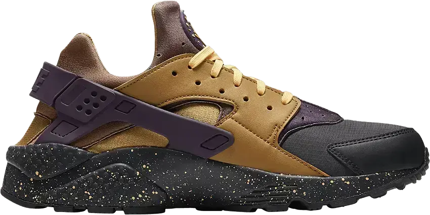  Nike Air Huarache Run Pro Purple Elemental Gold