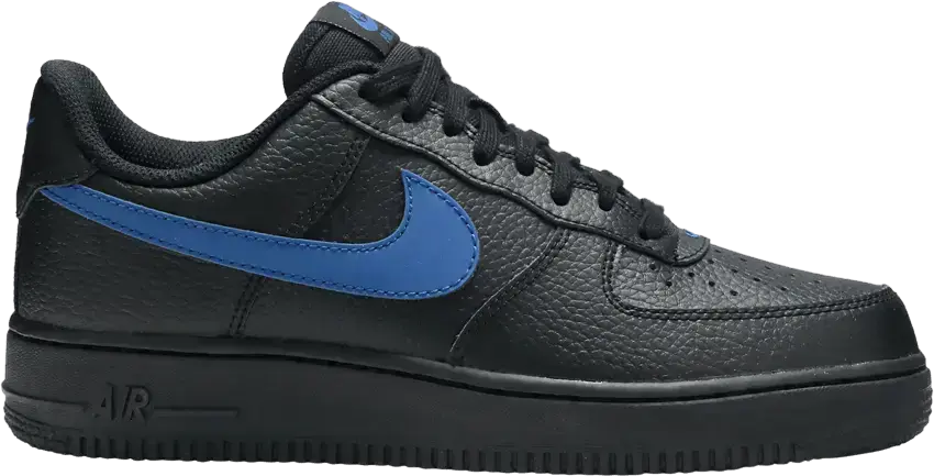  Nike Air Force 1 Low &#039;07 Black Gym Blue