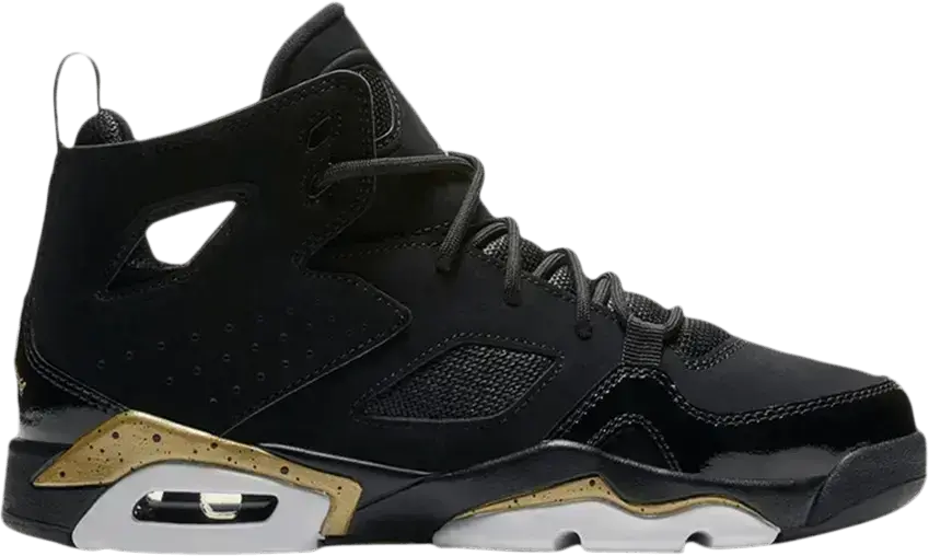  Jordan Flightclub 91 Black Metallic Gold (GS)