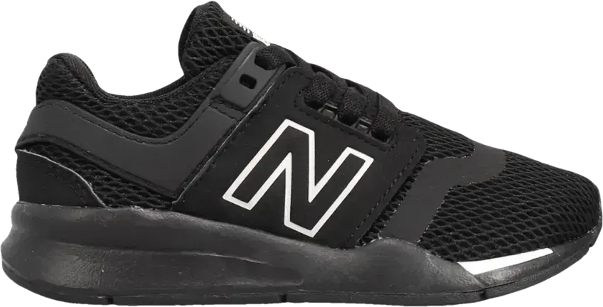  New Balance 247 Little Kids Wide &#039;Black White&#039;