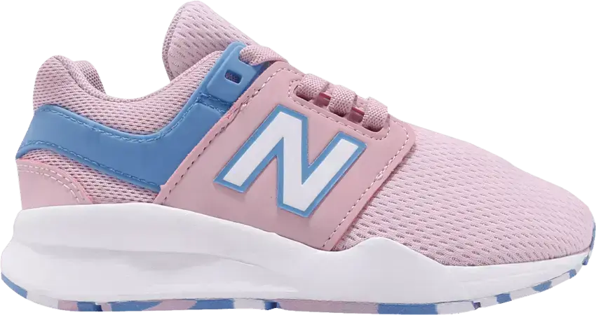  New Balance 247 Little Kids Wide &#039;Pink Blue White&#039;