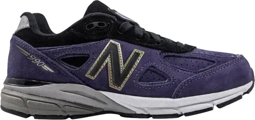  New Balance 990v4 Kid &#039;Black Wild Indigo&#039;