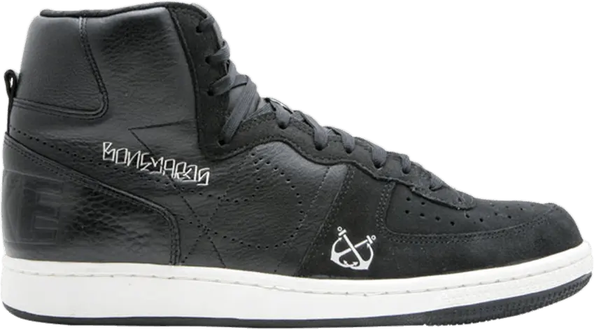  Nike Terminator High Stussy x Neighborhood Boneyards Black