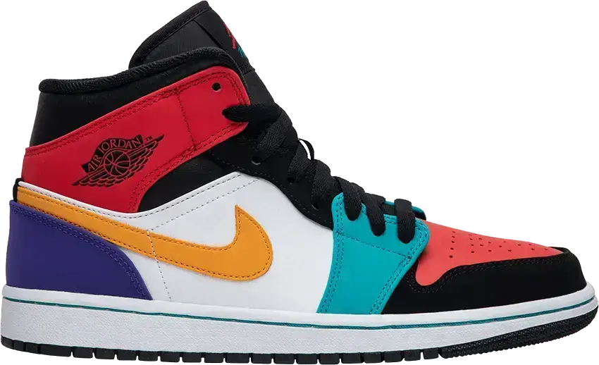  Jordan 1 Mid Bred Multi-Color