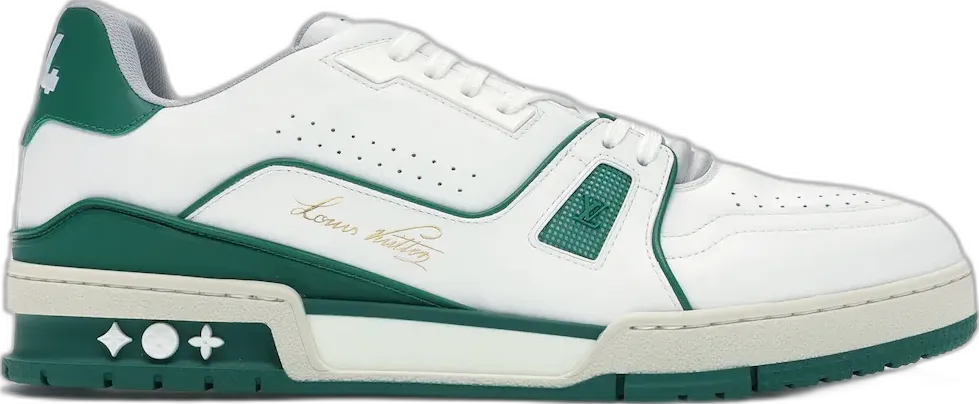  Louis Vuitton LV Trainer Sneaker Low White Green