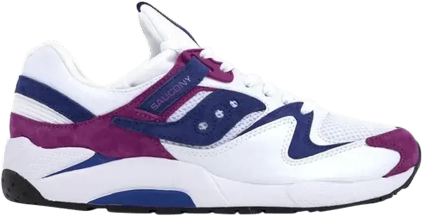  Saucony Grid 9000 White Purple