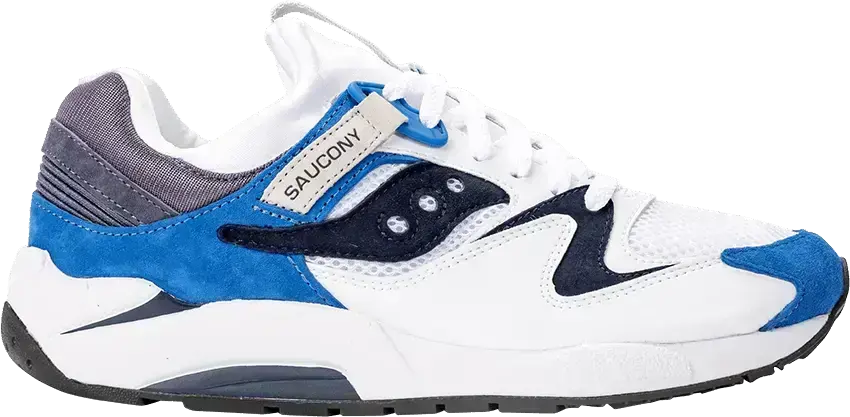  Saucony Grid 9000 White Blue