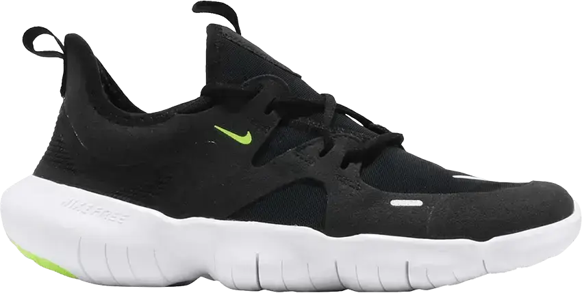  Nike Free RN 5.0 Black Volt White (GS)