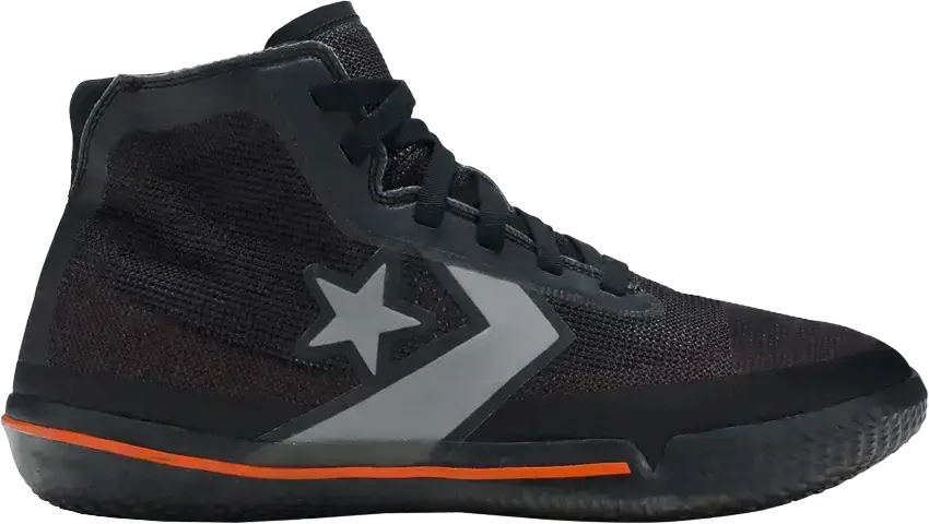  Converse All-Star Pro BB Black Silver Orange