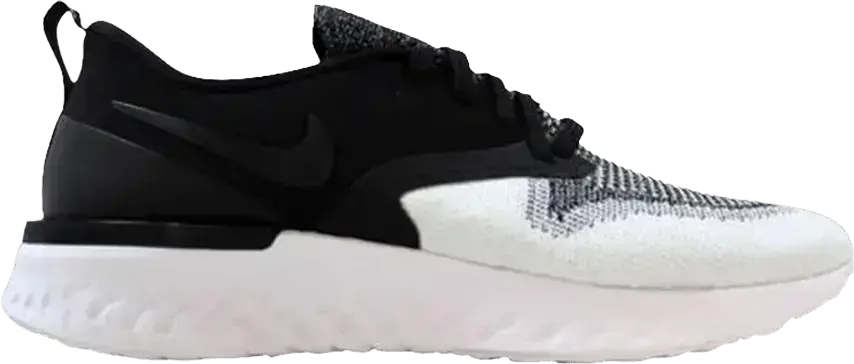  Nike Wmns Odyssey React 2 Flyknit &#039;Black White&#039;