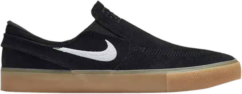  Nike SB Zoom Janoski Slip RM Black White Gum