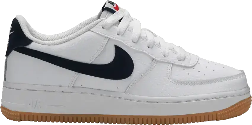  Nike Air Force 1 Low White Obsidian (GS)
