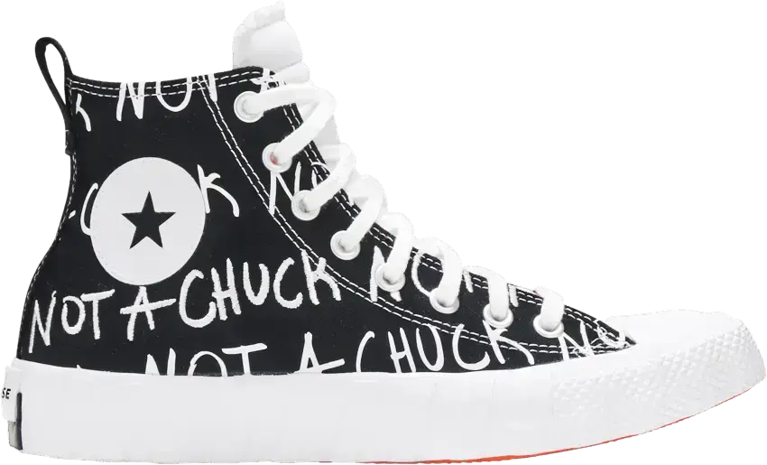  Converse UNT1TL3D Hi Not A Chuck Black (GS)