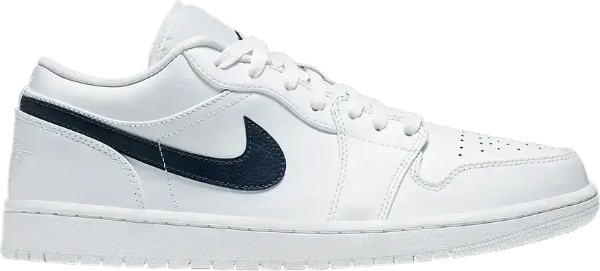  Jordan 1 Low White Obsidian