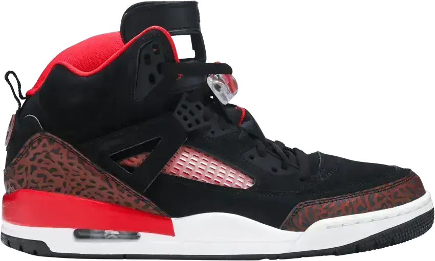  Jordan Spizike Black University Red