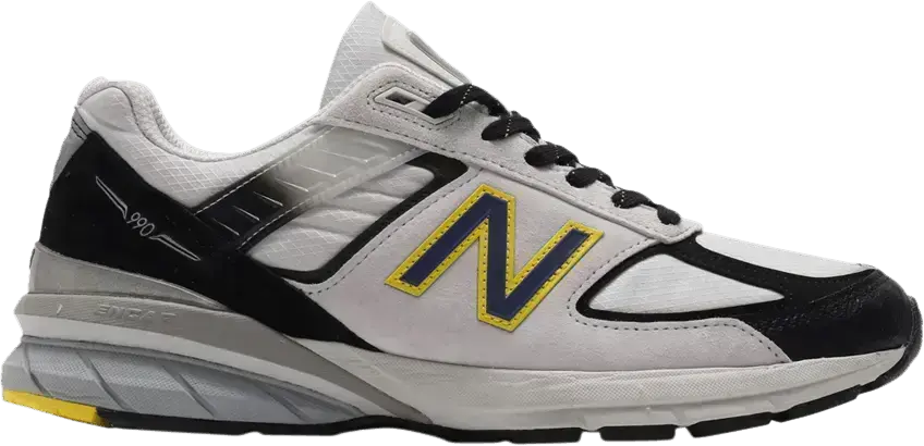  New Balance 990v5 Silver Black Yellow