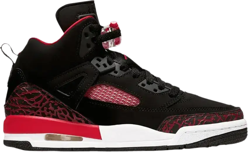  Jordan Spizike Black University Red (GS)