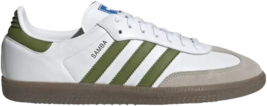  Adidas Samba OG &#039;White Tech Olive&#039;