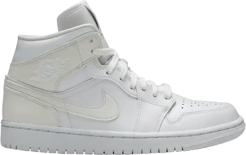  Jordan 1 Mid Ivory White (Women&#039;s)