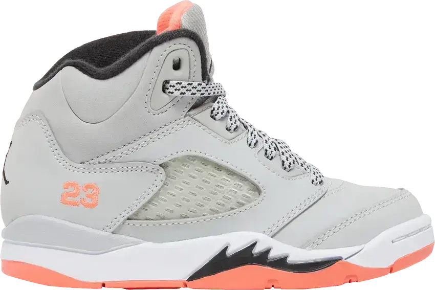  Air Jordan 5 Retro PS &#039;Wolf Grey Hot Lava&#039;