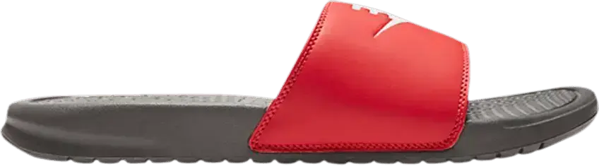  Nike Benassi Slide &#039;Iron Grey Red&#039;