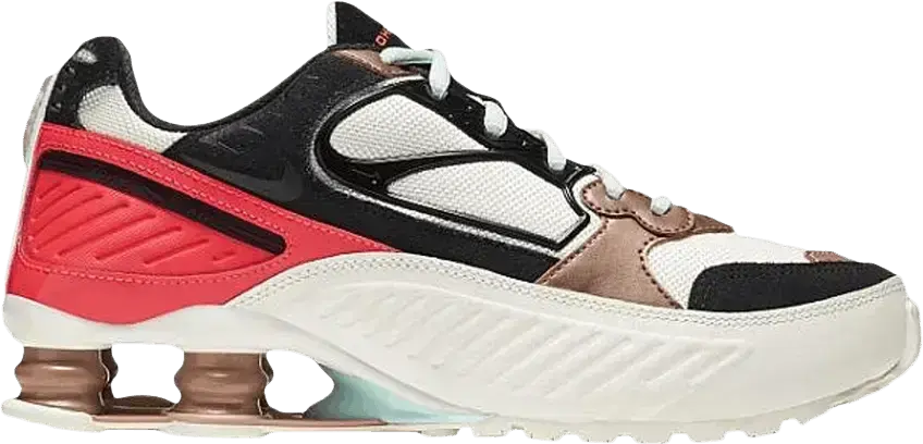  Nike Wmns Shox Enigma &#039;Sail Metallic Red Bronze&#039;