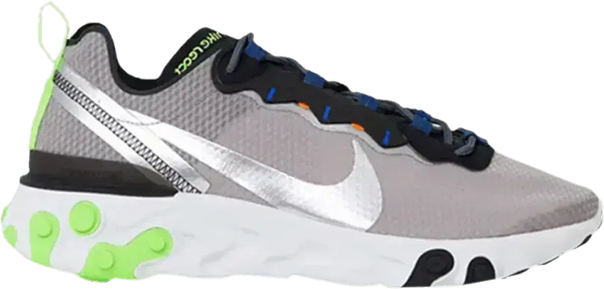  Nike React Element 55 SE Grey Volt
