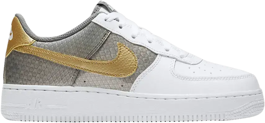  Nike Air Force 1 Low Dragon Scales White (GS)