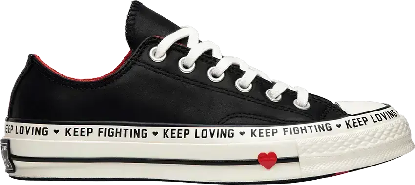  Converse Wmns Chuck 70 Low &#039;Love Graphic - Black&#039;