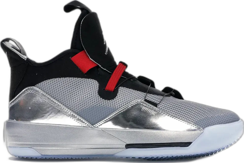 Jordan XXXIII Metallic Silver Black All-Star