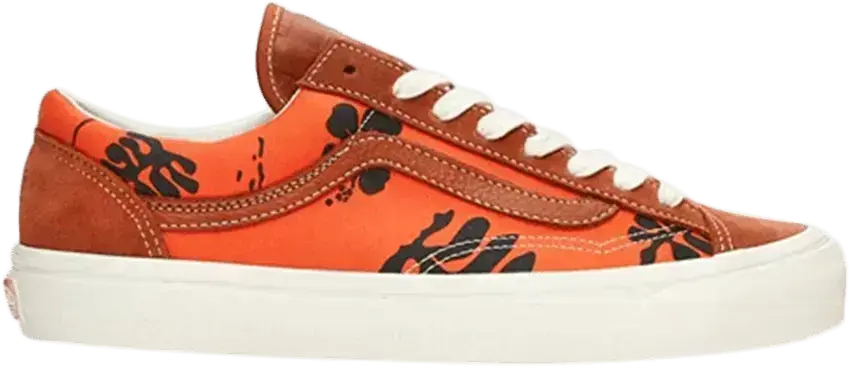  Vans Style 36 Modernica Orange Hawaiian Print