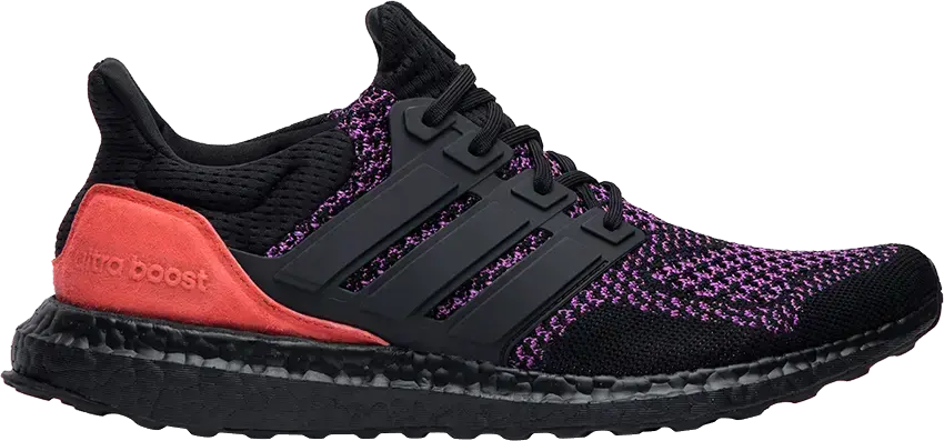  Adidas adidas Ultra Boost Core Black Active Purple Shock Red