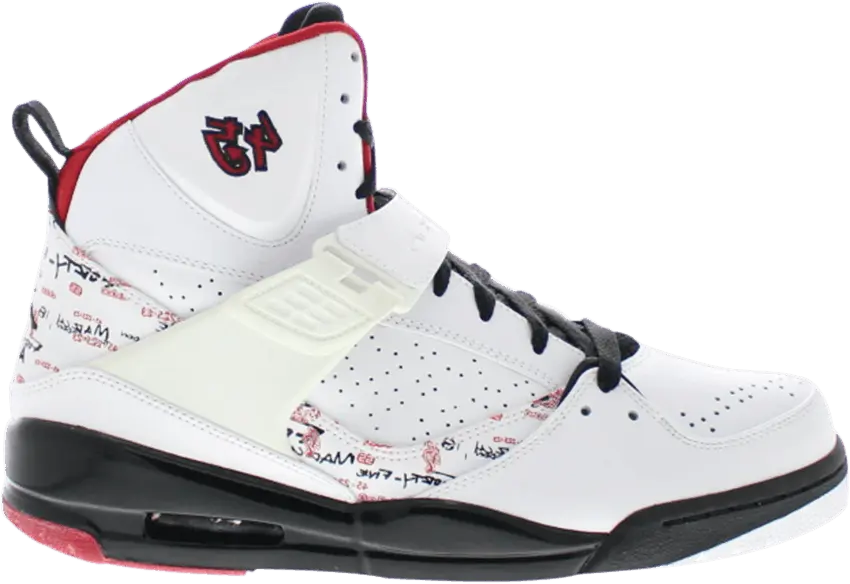  Jordan Flight High 45 &#039;White Black Red&#039;