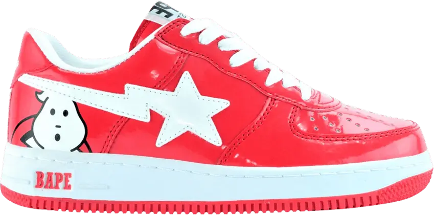  Ghostbusters x Bapesta Low &#039;Red&#039;