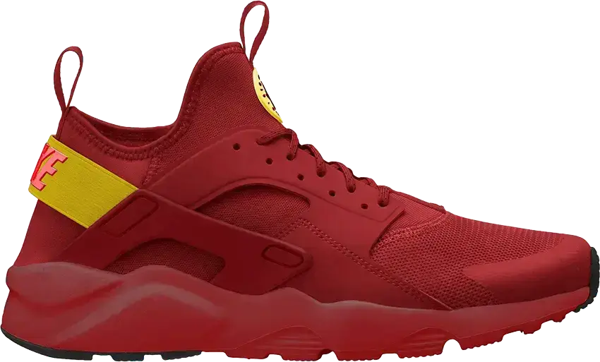  Nike Air Huarache Run Ultra &#039;Red Amarillo&#039;