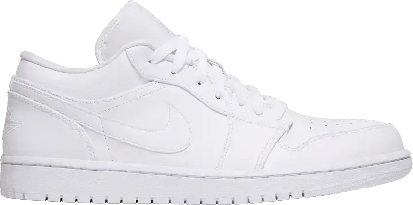  Jordan 1 Low White