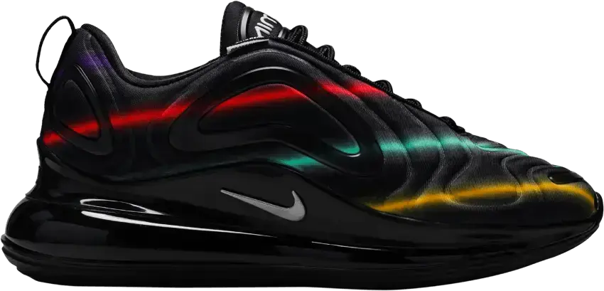  Nike Air Max 720 Black Neon Streaks (Women&#039;s)