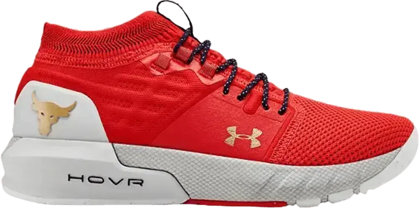  Under Armour Project Rock 2 Blood Orange Halo Grey (GS)